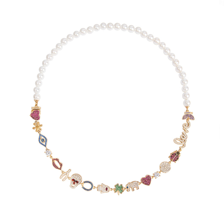 Seaside Treasures Emoji Pearl Necklace