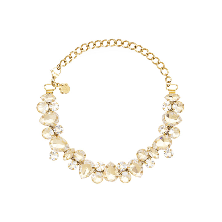 PET IT ON Cluster Necklace - Honey Citrine Yellow