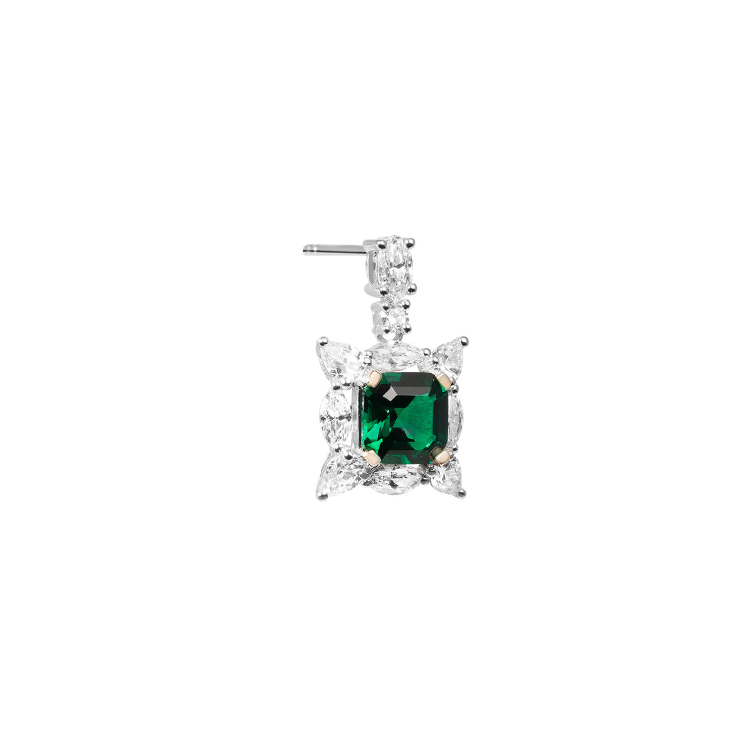 HERMOSA Emerald Green 晶钻耳环