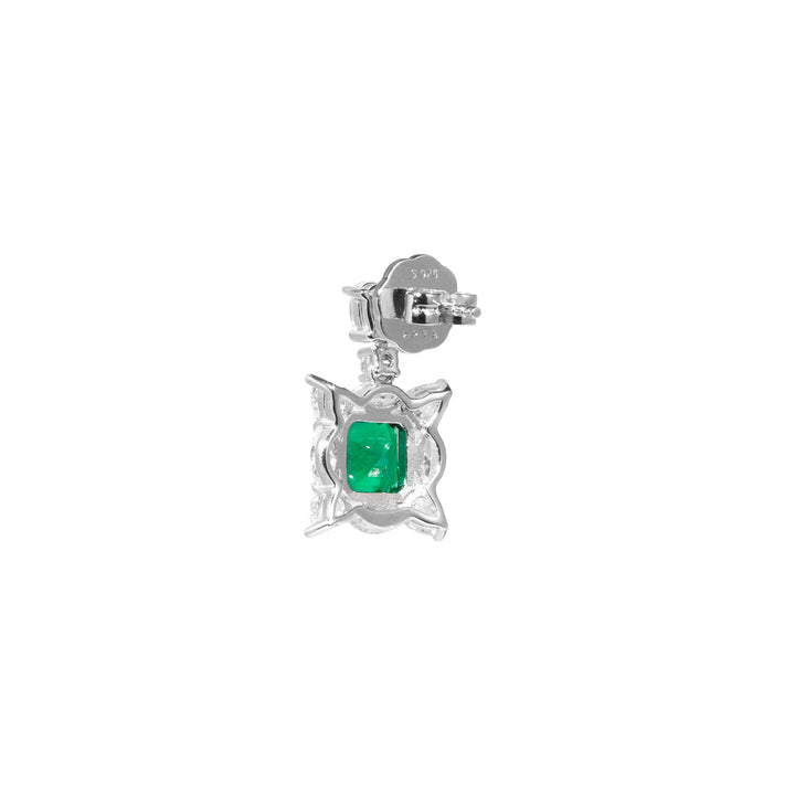 HERMOSA Emerald Green 晶鑽耳環
