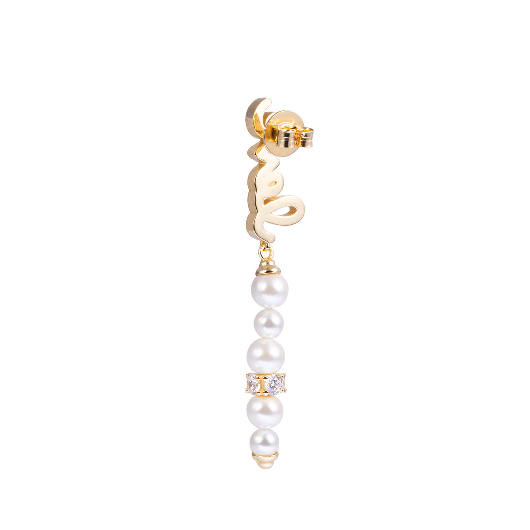 Seaside Treasures Emoji Pearl Dangle Earrings