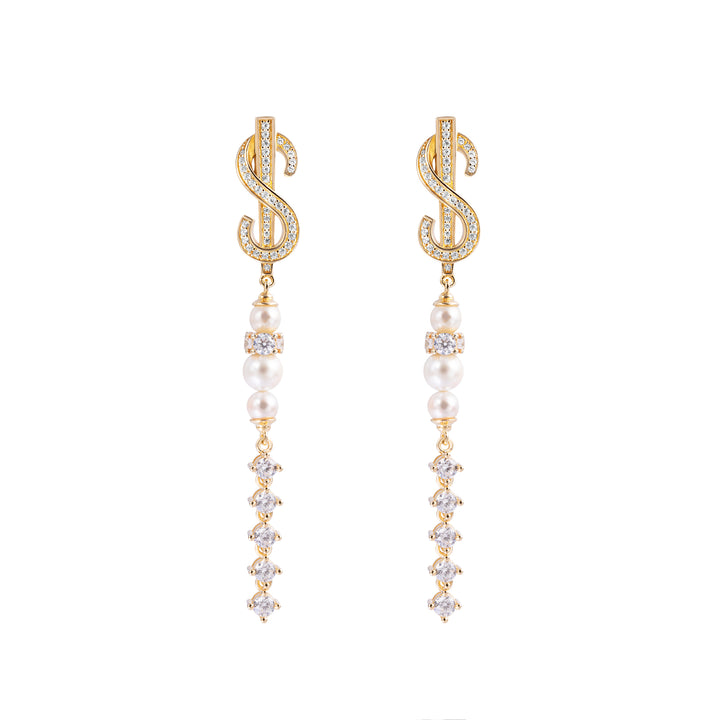 Seaside Treasures Emoji Pearl Dangle Earrings