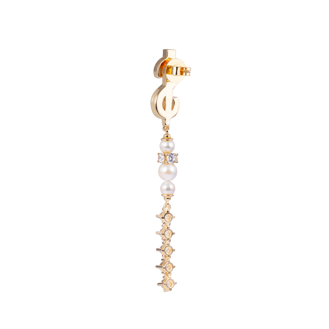 Seaside Treasures Emoji Pearl Dangle Earrings