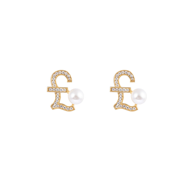 Seaside Treasures Emoji Pearl Stud Earrings (Single Earring)