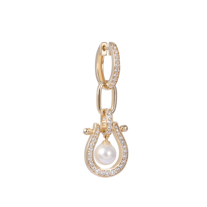 Seaside Treasures Herradura Pearl Two-way Drop Earrings