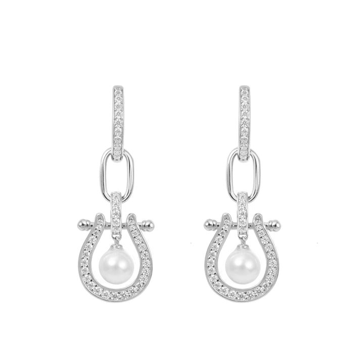 Seaside Treasures Herradura Pearl Two-way Drop Earrings