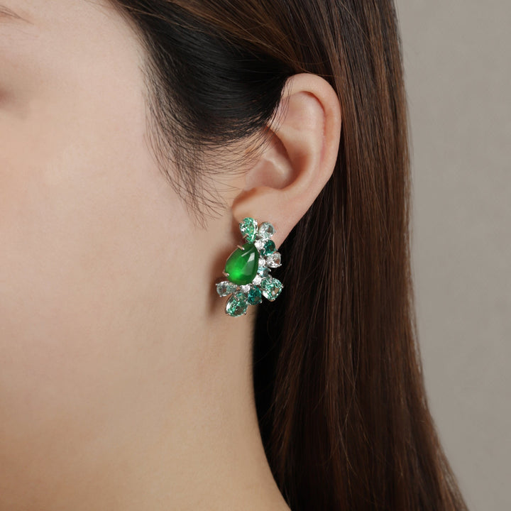 ??Yù Jadeite Earrings