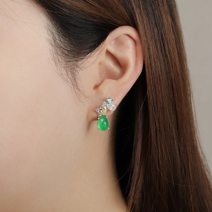 ??Yù Jadeite Earrings