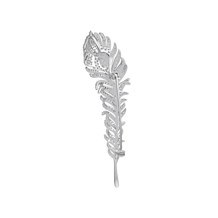 GALA Peacock Feather Brooch