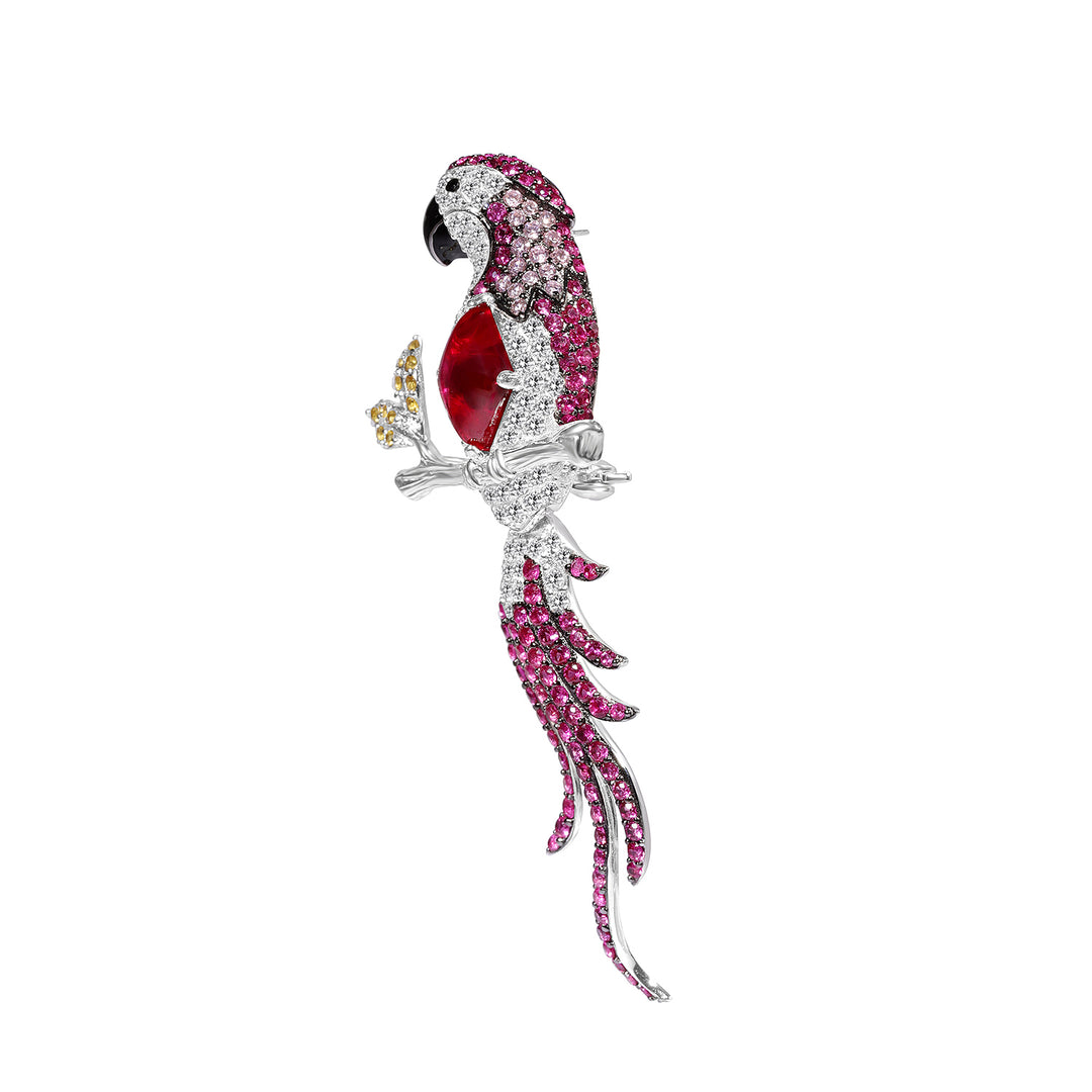 GALA Parrot Convertible Brooch