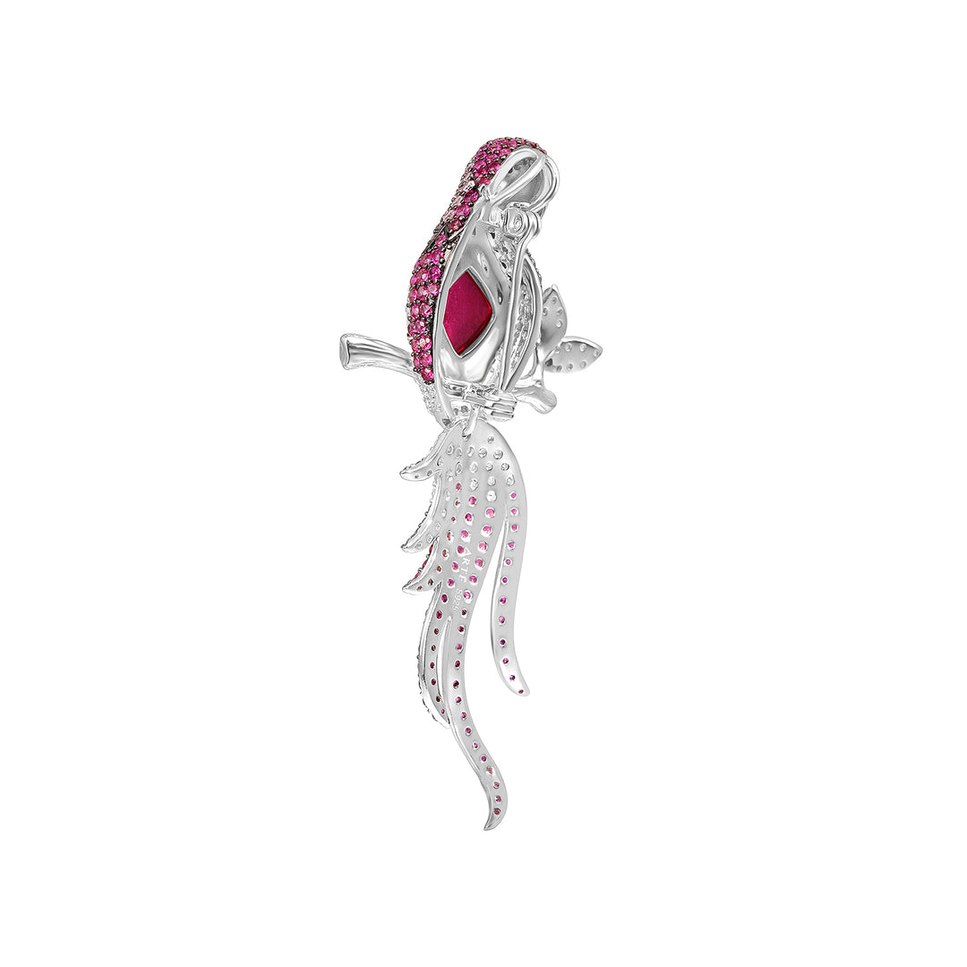 GALA Parrot Convertible Brooch