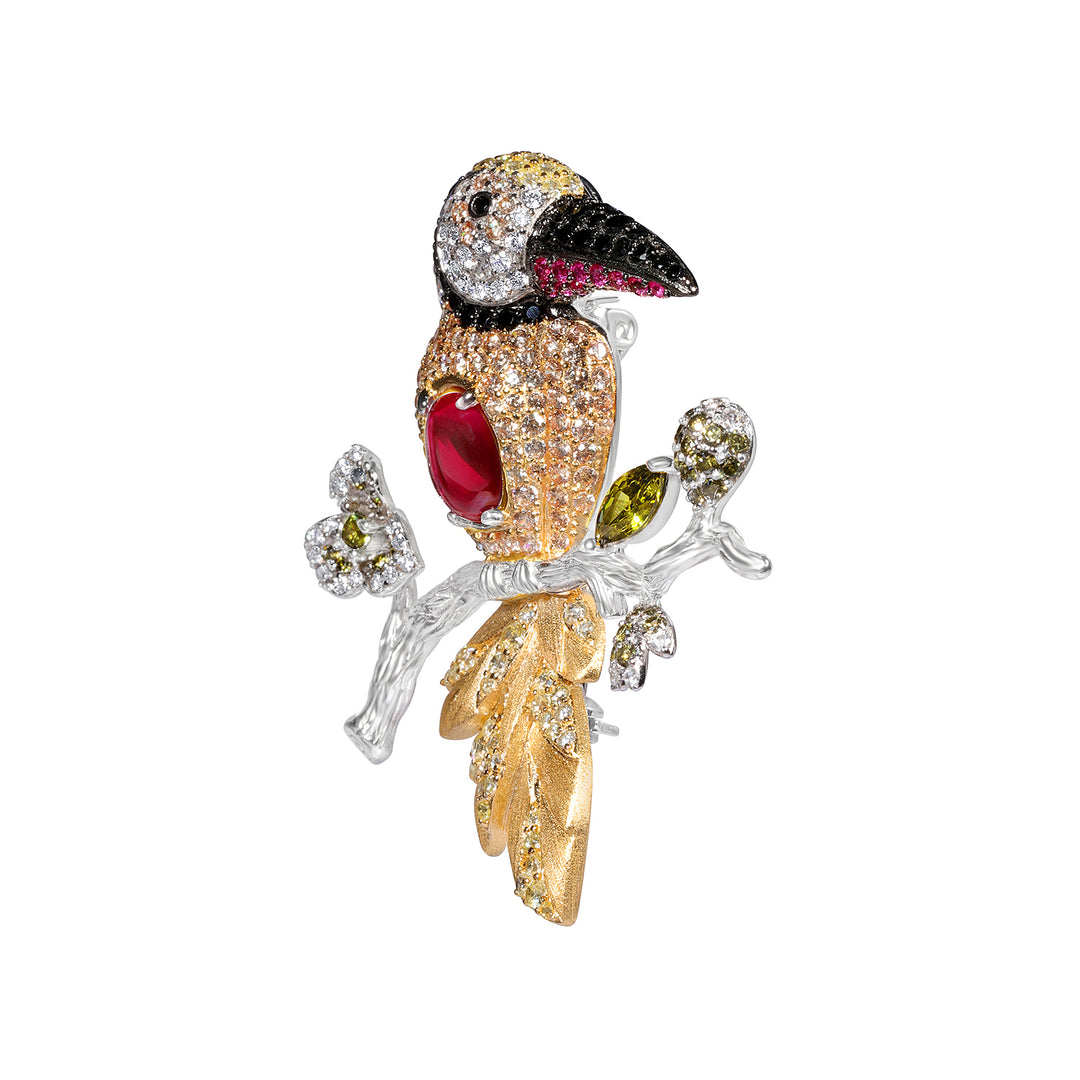 GALA Toucan Convertible Brooch