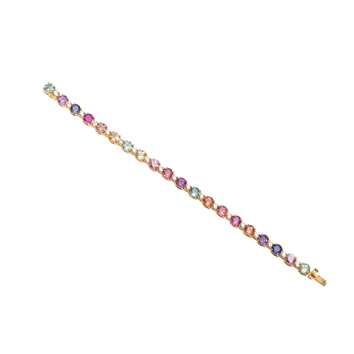 GEMMA Chromatic Tennis Bracelet