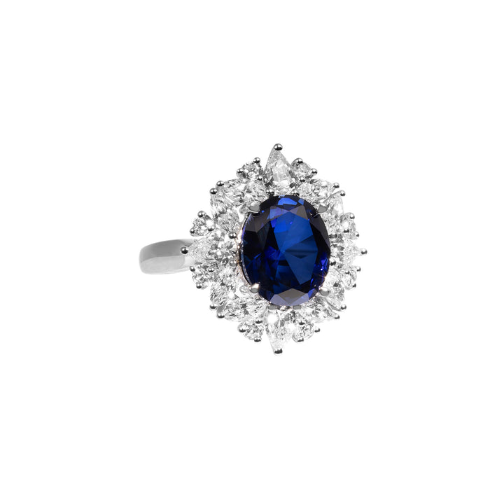 HERMOSA Sapphire Royal Blue 晶钻戒指