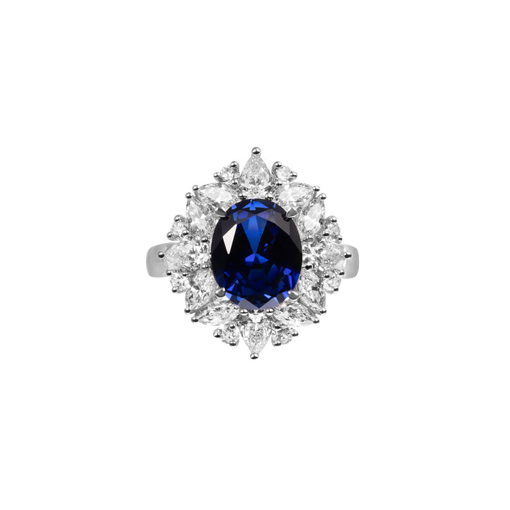 HERMOSA Sapphire Royal Blue 晶鑽戒指