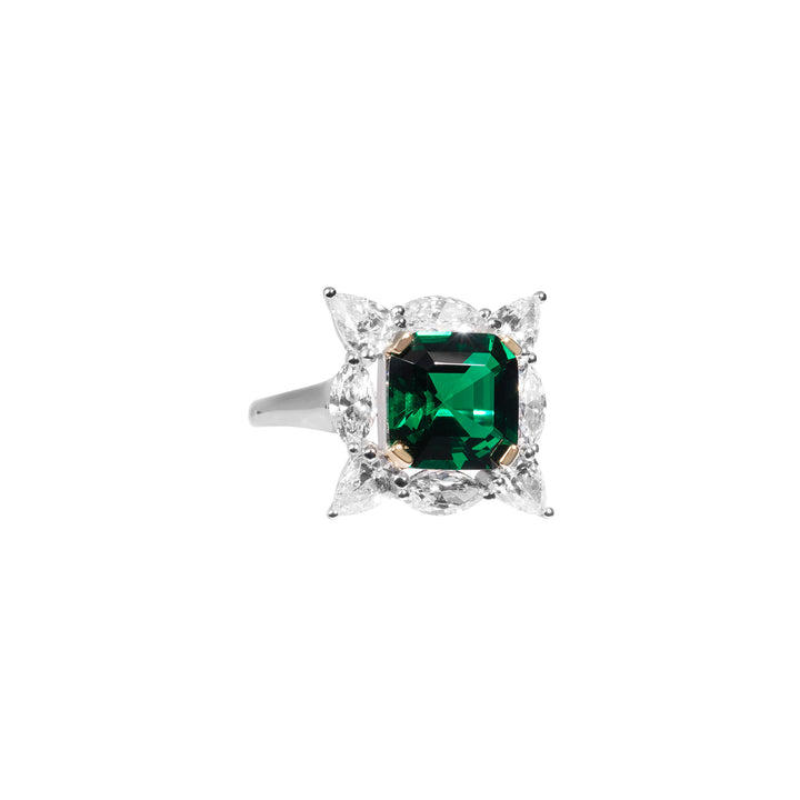 HERMOSA Emerald Green 晶钻戒指