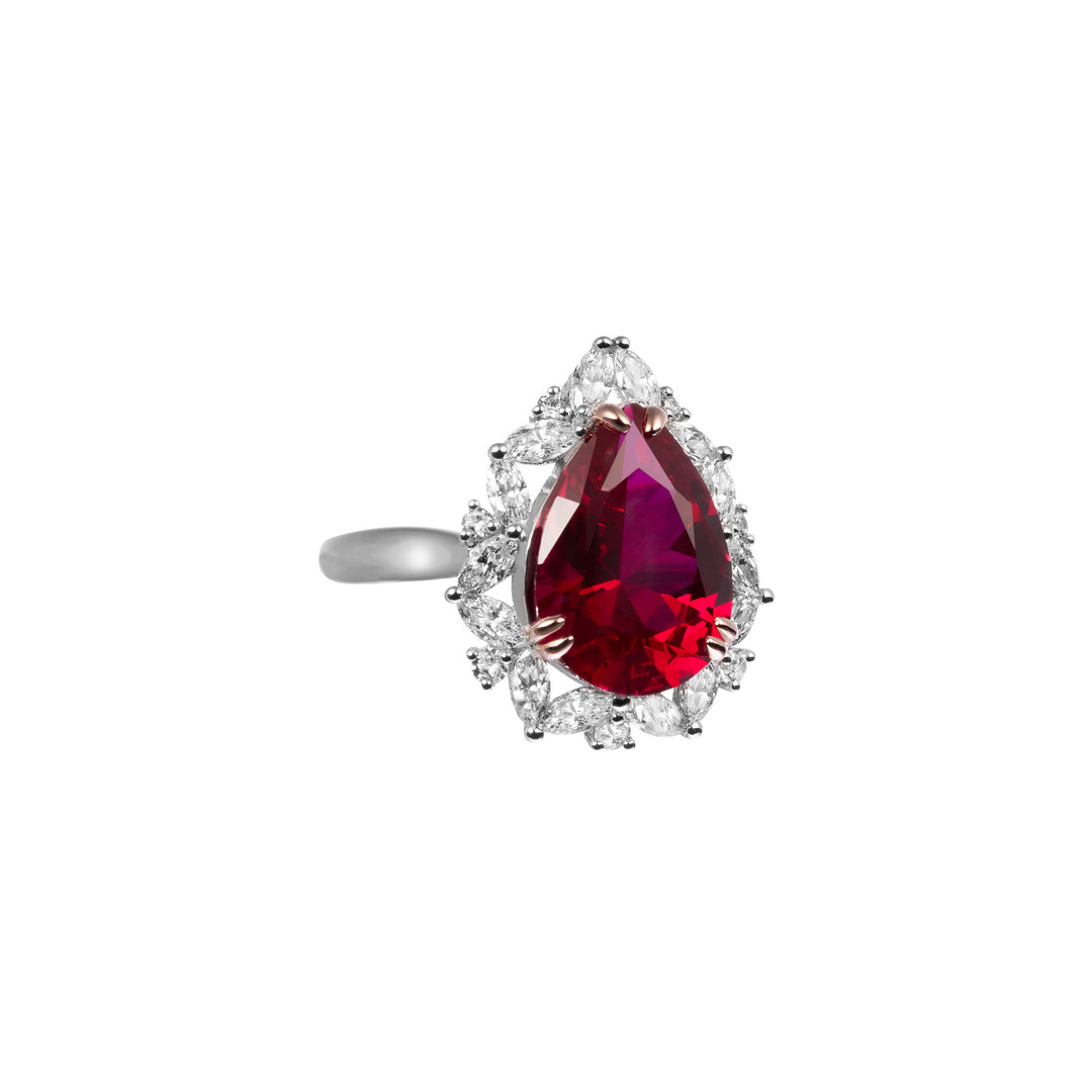HERMOSA Ruby Red 晶钻戒指