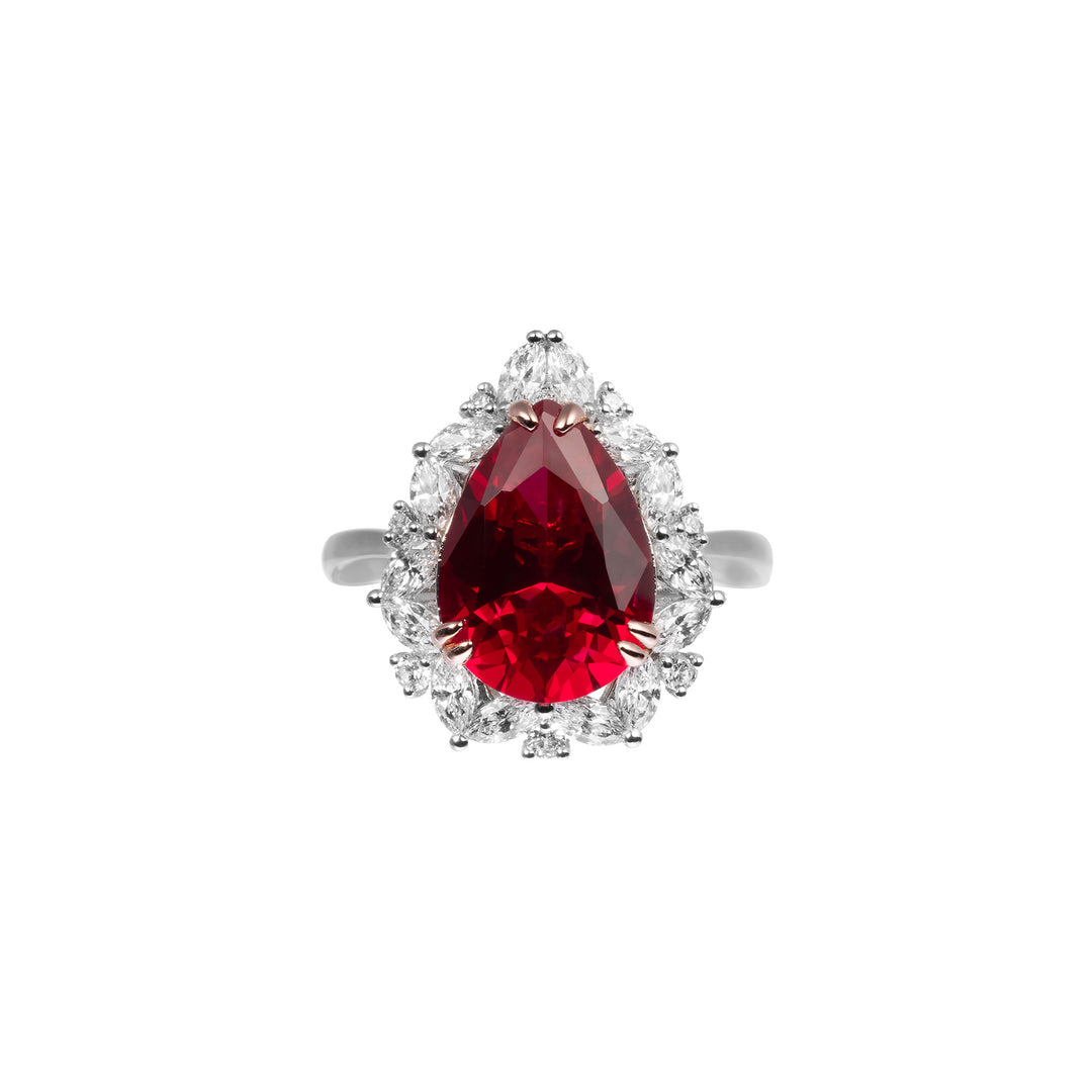HERMOSA Ruby Red 晶鑽戒指