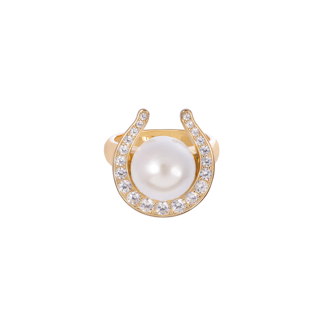 Seaside Treasures Herradura Pearl Ring