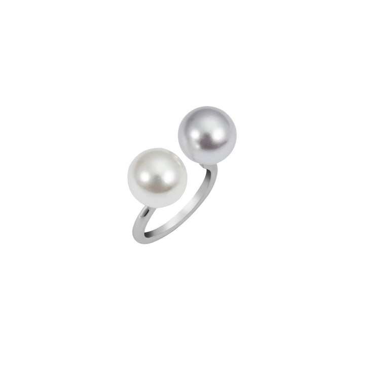 Seaside Treasures Serenade Toi et Moi Pearl Ring