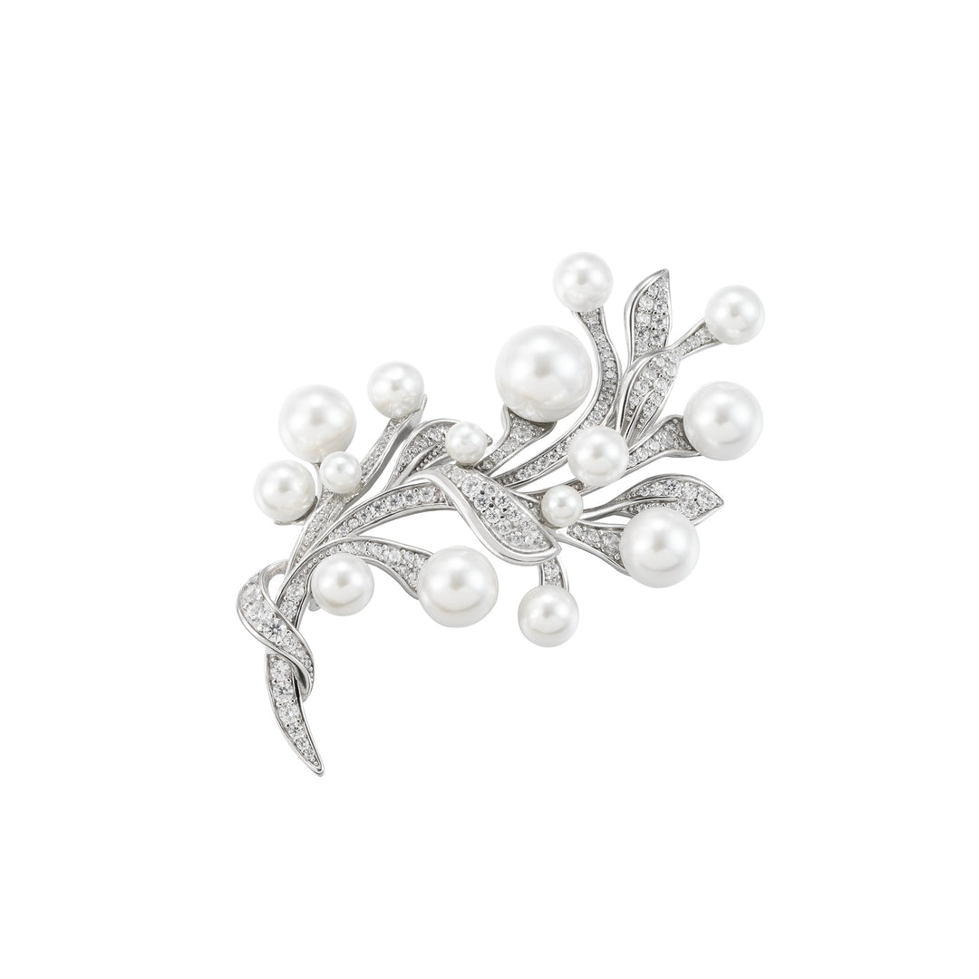 Whisper of Love Pearl Brooch