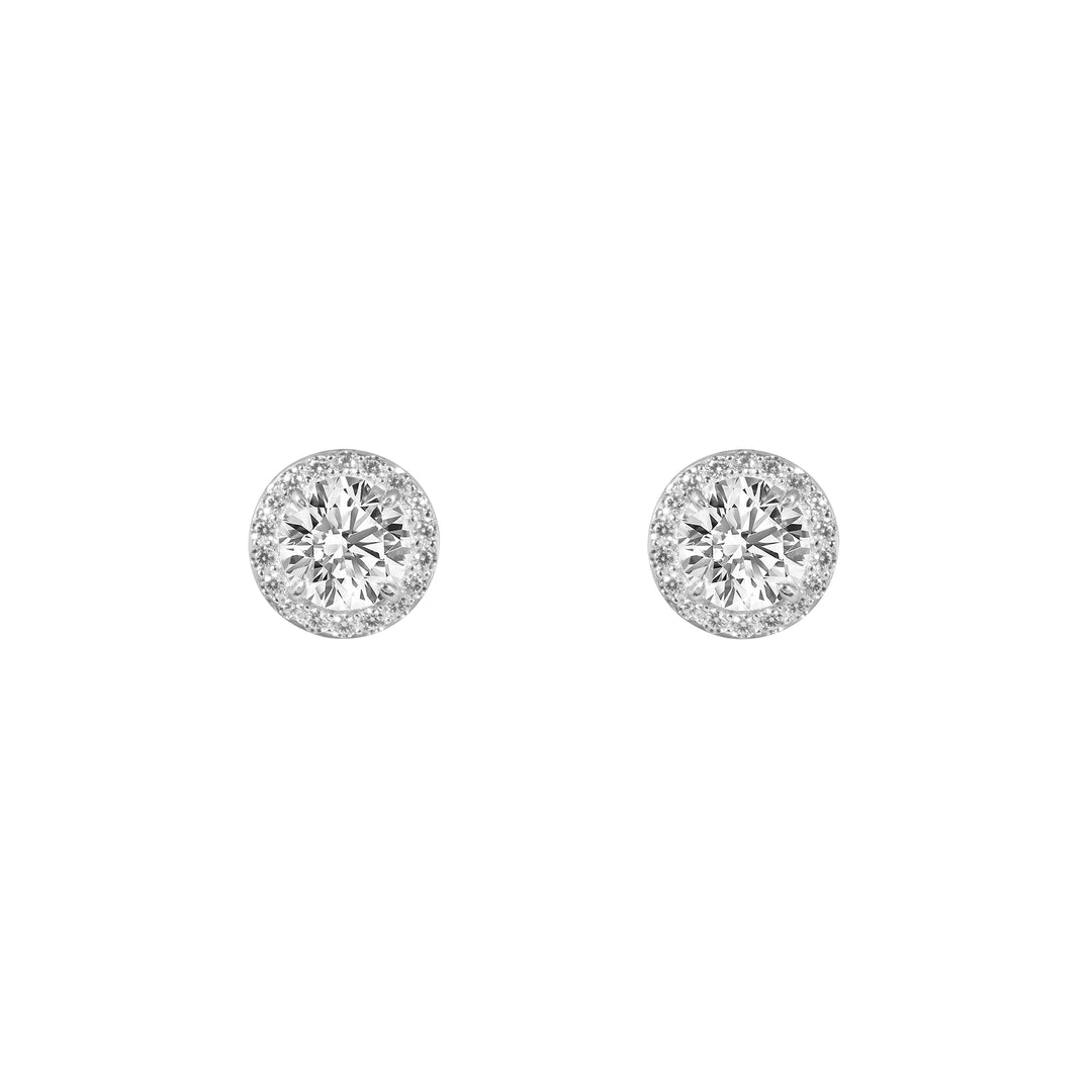 GEMMA Round Earrings (Stud/Clip-on)