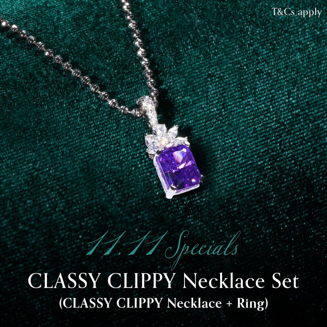 CLASSY CLIPPY Necklace Set - The Great Gatsby Pendant