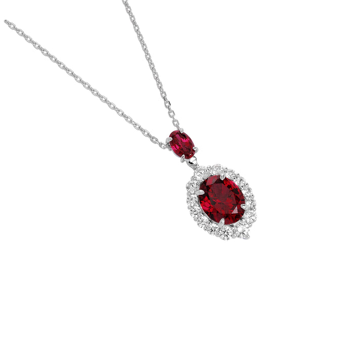 ALWAYS Alluring Ruby Red Necklace - ARTE Madrid