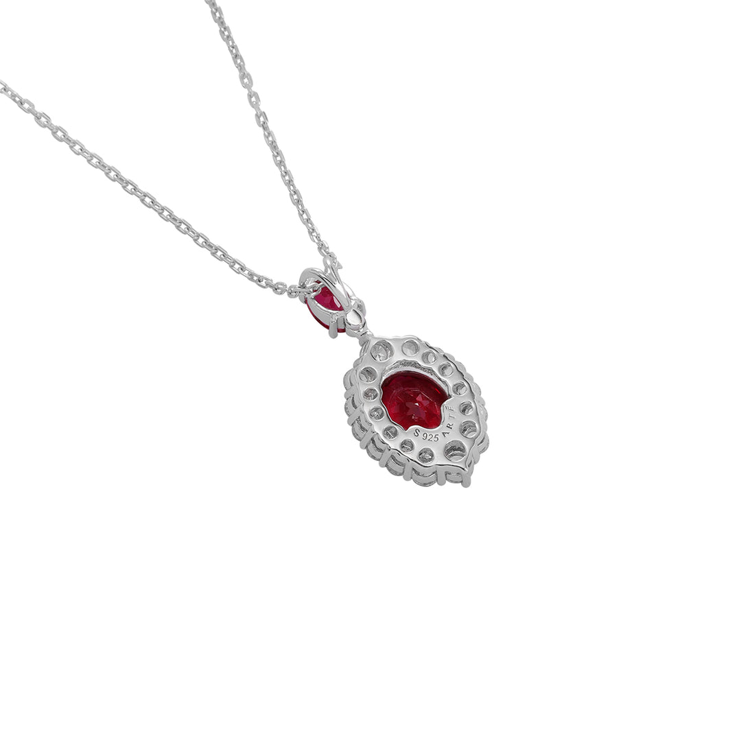 ALWAYS Alluring Ruby Red Necklace - ARTE Madrid
