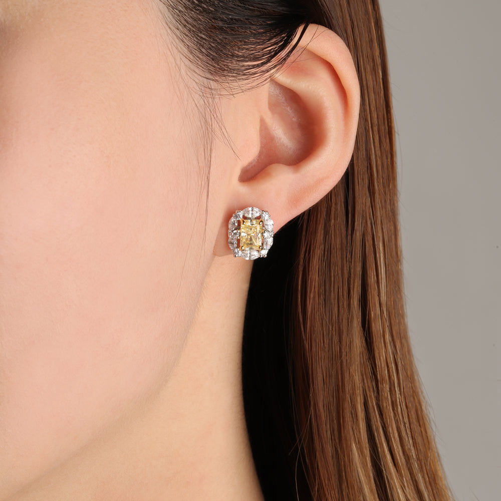 ALWAYS Enchanting Canary Yellow Earrings - ARTE Madrid