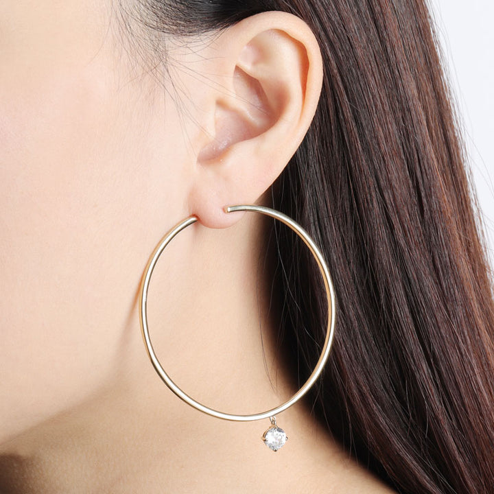 Fancy 120V Collection Circle Earring - Single Earring - ARTE Madrid