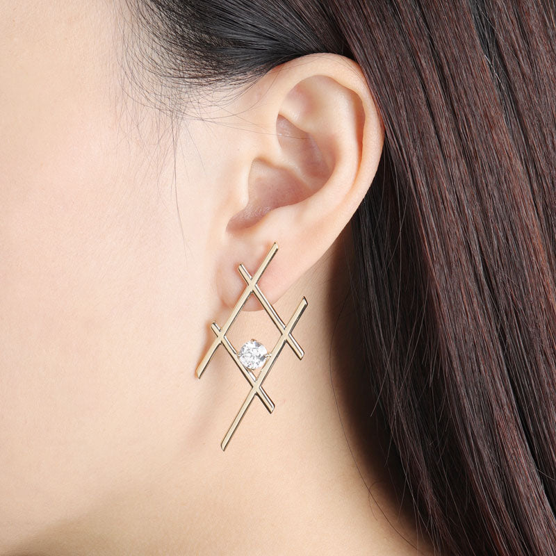 Fancy 120V Collection Hashtag (#) Earring - Single Earring - ARTE Madrid