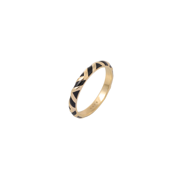 Color Me 120V Geometric Ring - Black - ARTE Madrid